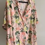 Blusa rosas rosada