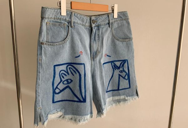 Short de Jean burritos - intervenido