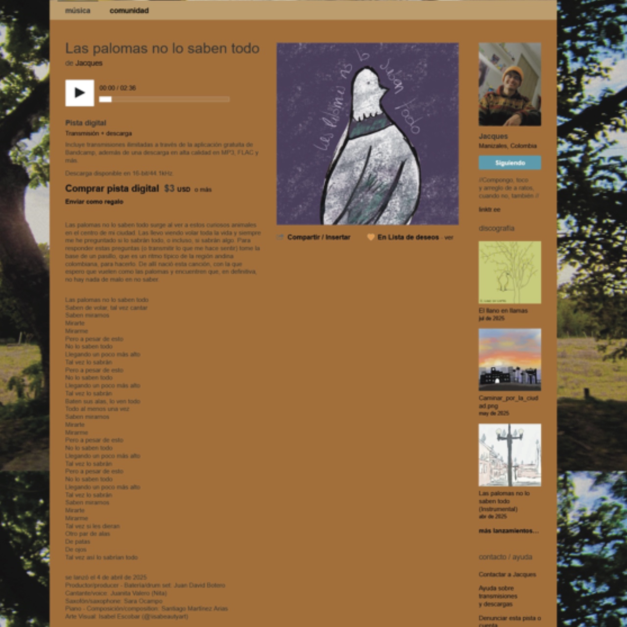 Las palomas no lo saben todo - Isabel Escobar