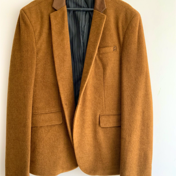 Blazer café mostaza